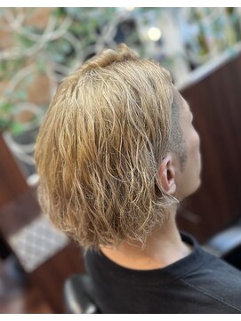 グルーミングサロンスカイ 小岩南口店 (Grooming Salon SKY) メンズボブ×ベージュ
