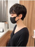マッシュショート・ニュアンスパーマ・ショートヘア・銀座