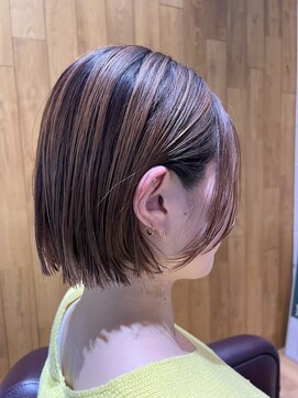 チアー ヘアリラクゼーション(cheer HAIRRELAXATION) ぱつっとミニボブ