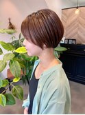 ソフト刈り上げショート
