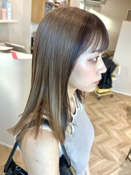 クウ(cuu) 逆フェイスフレーミング/クリアベージュ