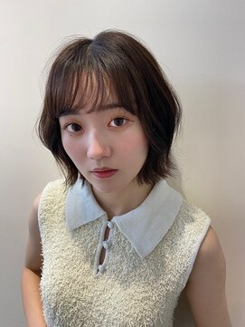 ノク 渋谷(nok) グレージ_前髪アンブレラカラーこなれミディイメチェンュカラー