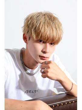 バース 河原町店(BIRTH) 金髪韓国マッシュミルクティーベージュハイトーン