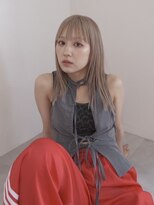 ラボ(Ravo)&nbsp;グレージュカラー　ハイトーン　透け感カラー