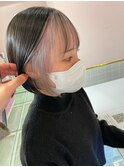 インナーニュアンスホワイトボブ