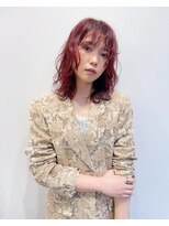 エイム(AiM)&nbsp;ブリーチ無しダブルカラーのレッドブラウン