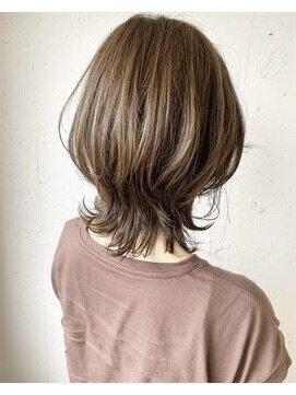 ダブルトーキョー シブヤ(W-TOKYO SHIBUYA) ネオウルフ×オフィスハイライト☆ボブウルフ　ウルフカット