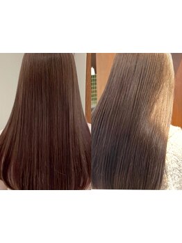 髪に優しくダメージレス。当店イチオシのトリートメントで潤い溢れるヘアに仕上げます◇
