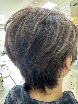 ヂルチヘアー(zilch hair) アッシュグレー白髪ぼかし