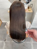 ジーナ 船橋(Zina)&nbsp;髪質改善＊ロングレイヤーグレーベージュ＊美髪【Zina船橋】