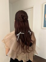 サラ 天神大名店(SARA) カチモリハーフアップヘア【miu】