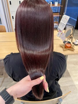 ナイアバイアヌエヌエ(naia by anuenue) 春色ピンク×髪質改善カラー