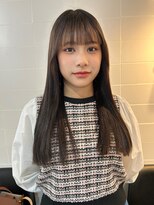 マキュムドオリ 並木通り(MAQUM) 絹髪ストレート×似合わせカット