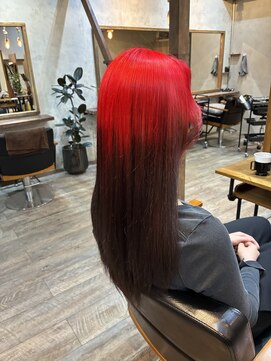 マスカリ(muscali) 【原田】ルーツカラー レッド 赤髪