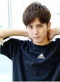 ハーフアップショート 