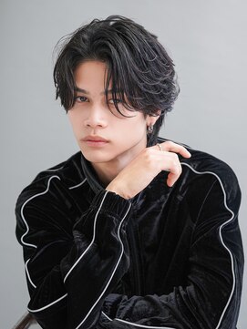 メンズヘアセンス 渋谷(MEN'S HAIR SENSE) フェザーパーマ/センターパート/ニュアンスパーマ/メンズ/眉毛