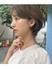 前髪やトップの動きに☆うるぷるポイント水パーマ+似合せカット¥7800
