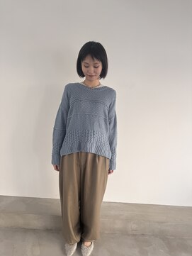 loca ショートバングボブ