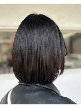 アルファ 我孫子店(alpha) 艶感満載 切りっぱなしボブ/ショート/我孫子