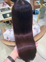 グランド(GRAND) ストレートレイヤー縮毛矯正前髪あり前髪なし20代30代40代表参道