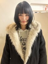 キオクエコ(KIOX eko)&nbsp;落とせる黒/ミディアムレイヤー/レイヤーボブ