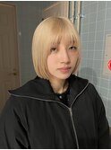 原宿/ブリーチ　レイヤー　ルーツカラー　デザインカラー