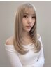 【最高級の髪質改善】カット+ダブルカラー+髪質改善クイックTR+ヘアオイル付