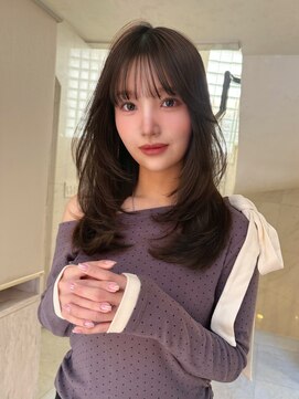 サイン 渋谷(SIGN) 韓国ヘアハッシュカットレイヤーカットブリーチ無し韓国ボブ渋谷