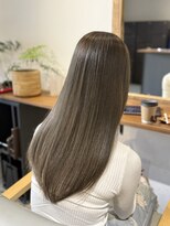 ウィート(wheat)&nbsp;ブリーチ無しオリーブグレーカラー♪