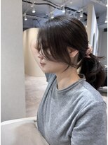カラフクオカ 薬院駅前(Cara FUKUOKA)&nbsp;【顔周りカット&ショコラグレージュ】福岡顔周りカット