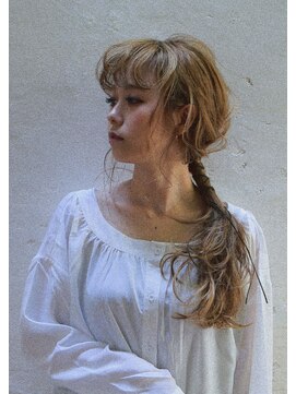 ヘア ラボ ニコ 藤沢店(hair Labo nico...) #ワイドバング#くびれミディ#モーブカラー#ネープレス