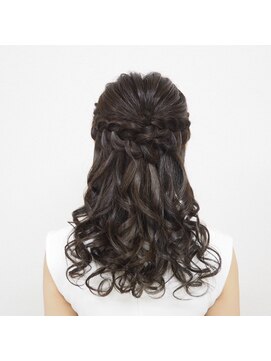 ヘアセット専門店 ナゴミ 渋谷店(nagomi) 編み込みハーフアップ