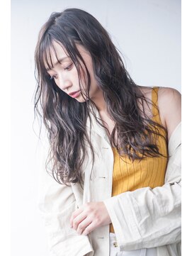 シエナ 渋谷(Siena) siena ウェーブロング×モノトーングレージュ