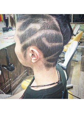 ヘアースペース 練馬店(hair space COCO) バリカンアートでバリアート、どのデザインでもオッケー！！
