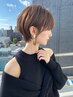 【津賀指名限定】地毛風ストレート+カラー+カット+髪質改善トリートメント