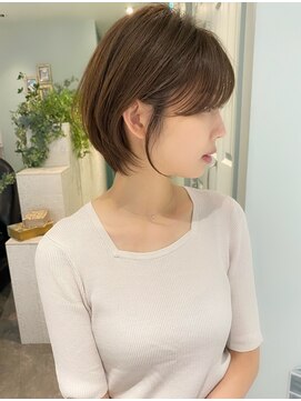 ロンド ロビン 栄(Lond robin) 【Lond robin】伊藤ガク 大人かわいい/ショート/ボブ/ベージュ