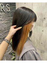 スターズ 川越店(STARS)&nbsp;オレンジ×インナーカラー