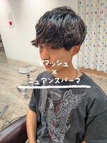 コワファーストナガサキシャンプーボーイ(COIFF1RST NAGASAKI SHAMPOO BOY)&nbsp;vマッシュ×ニュアンスパーマ