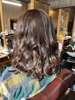 ニカ(NIKA) ブルーラベンダーカラー+ミディアムスタイル