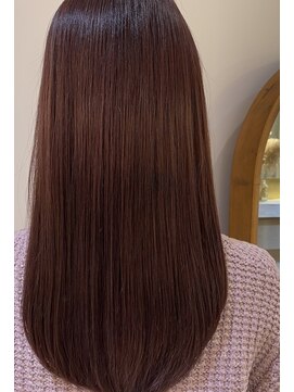 アンド ラ ブランシュ(&.La Blanche) イメチェンヘアスタイル/フェミニンロング/ダークアッシュ/大宮