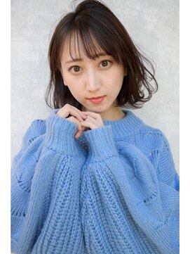 レジナヴィータ 栄(Reginavita) 大人可愛い/暗髪/韓国/くびれヘア/小顔カット/透明感カラー