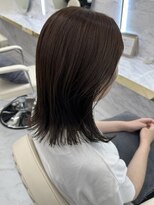 シェノン サントル(CHAINON CENTRE)&nbsp;グレージュカラー/シルキーベージュ/斜めバング[梅田/大阪]