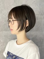 ヘアサロン コレハ(hair salon CoReha) 【ショートボブ×オリーブグレージュ】ウサミ