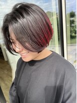 アーブル ヘアーアンドメイク(ARBRE) 裾カラーブリーチデザインダブルカラー