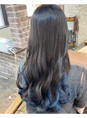 ブルーなインナーグラデーション
