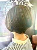 ナチュラルグラデーションショートボブ