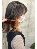 ワルム(warme)&nbsp;イヤリングカラー　オレンジ