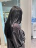 【うるツヤ髪+透明感カラー◎】HITA縮毛矯正＋カット＋カラー￥24640～