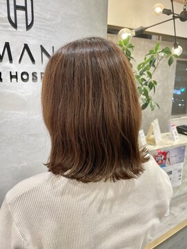 アマニ ヘアー ホスピタル(AMANI. HAIR HOSPITAL) AMANI 外ハネくびれボブ
