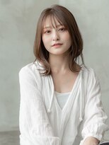 ケアリー  八千代緑が丘(Carelly)&nbsp;大人かわいい前髪セシルカットココアブラウンフリンジウェーブ